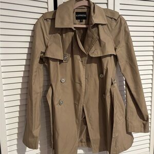 Express Beige Trench Coat